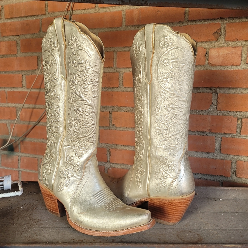 Ariat Bridal Special Edition Boots -Platinum Gold